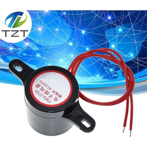 ZMQ-2729 Buzzer Beeper AC220V 10MA 90DB Alarm Siren For Arduino