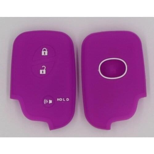 2PC Key Holder Keychain Case For Lexus RX350 RX450 IS250 RX270 CT200 CT200h Silicone Car Key Cover Protector Accessories