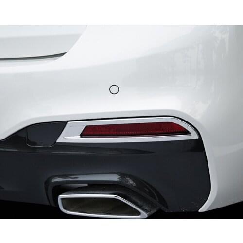 ABS Plastic For BMW 5 Series G30 2017 2018 Car rear fog lamp Light cover trim Auto accessories styling