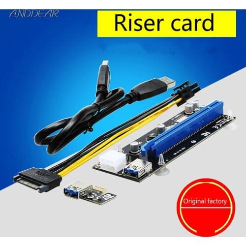 ANDDEAR Extreme new pci-e 1X to 16X extension cable PCIe graphics adapter cable USB sata to usb ethernet wall plate