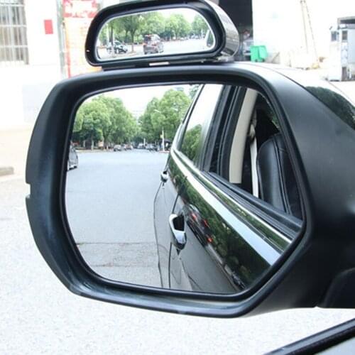 360Degree Stick On Blind Spot Mirror Car Reverse Parking Wide Angle Convex Rear View Mirror Rearview Auxiliary Auto Accessories