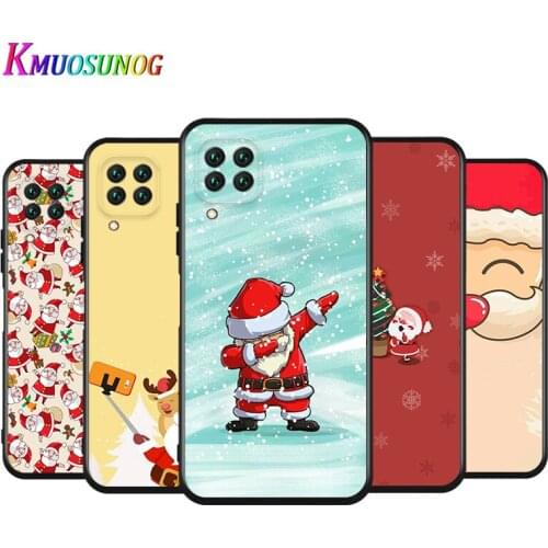 Christmas Old Man Elk for Huawei Nova 8 7 6 7i 6SE 5T 5E 5 5i 5Z 4E 4 3i 3E 3 SE Pro Black phone Case