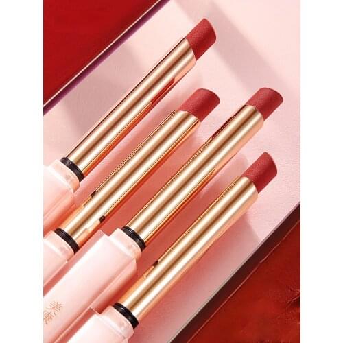 Cy Meikang Powder Dai Thin Tube Lipstick Moisturizing Matte Female Lipstick White Not Easy to Makeup Free Shipping