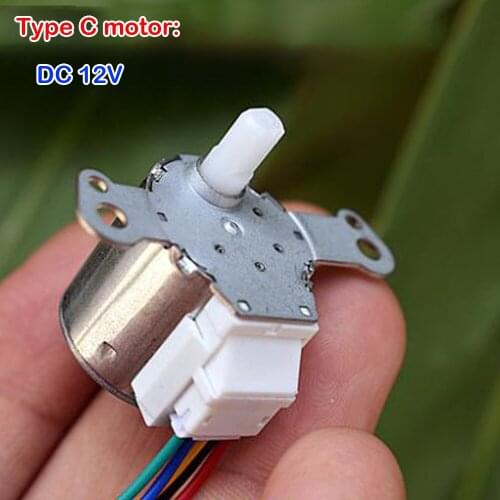 DC 12V 4 phase 5 wire 20mm stepper motor air conditioner fan blade monitoring equipment generator carburetor valve control motor