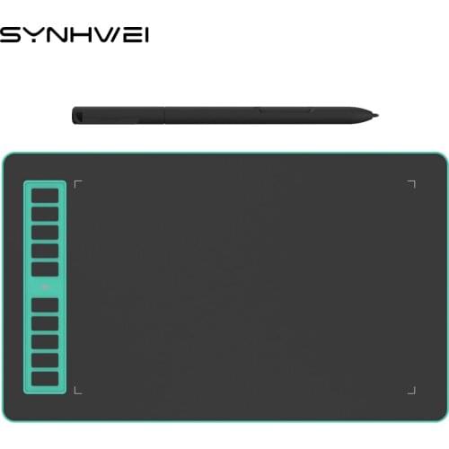 P3 10"*6" Professional Graphics Tablet For Writing Drawing Osu 8192 Level Battery-Free Digital Pen For Android PC Windows macOS