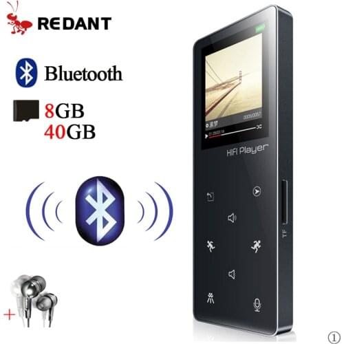 HIFI Lecteur Metal MP3 Music Player Bluetooth hifi audio mp 3 Portable Walkman For Sports lecteur Player with fm radio eBook TF