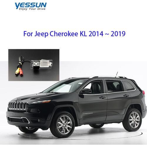 Yessun License plate rear camera For Jeep Cherokee KL 2014 ~ 2019 Car Rear View camera Parking Assistance