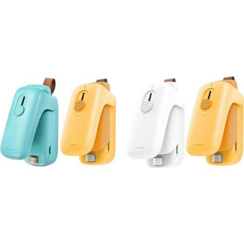 EAS-Mini Bag Sealer,2 in 1 Portable Sealer Cutter,Heat Sealer for Vacuum Sealer Bags,Household Handheld Machine 2PCS