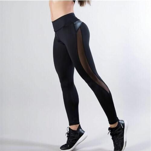 Trendy women clothes High waist lace casual slim Legging Geometry polyester Trousers one pieces