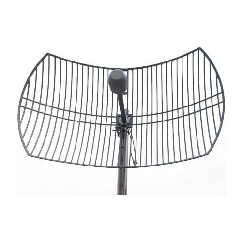 Powerful 3G 4G LTE Parabolic Grid antenna 1700-2700MHz Outdoor Antenna 2X24dBi External ultra long distance Antenna