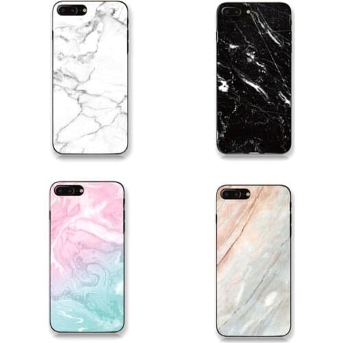 Marble Case Coque For iPhone 6 6s Plus 7 8 X XS Silicone Soft TPU Back Cover For iPhone X Phone Case Fundas Capa