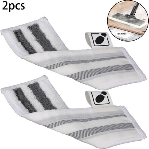 2PCS Floor Cloth Pads Set For Karcher EASYFIX SC1 SC2 SC3 SC4 SC5 Steam Cleaner 110mmx345mm Replacement Home Appliance Cleaning