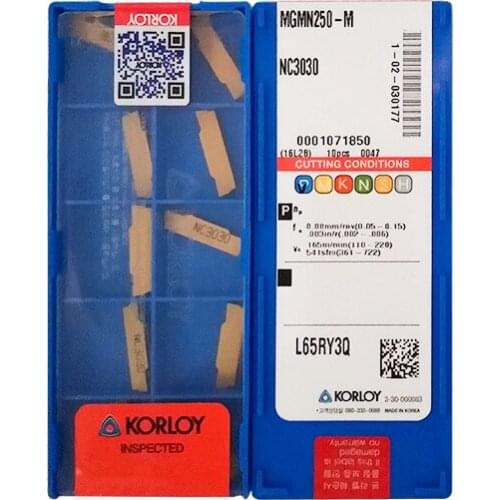 Original Carbide Insert CNC MGMN200 250 NC3020 PC9030 Slotting Blade