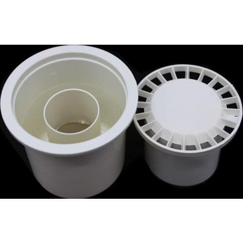 PVC Deodorant Floor drain Downspout Strainer filter hair catcher for Washing machine Balcony Kitchen Bathroom sewer pipe fitting
