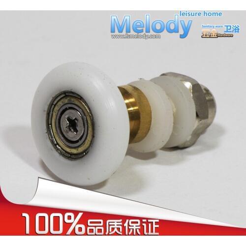 Me-RP016 shower room sliding door roller eccentric wheel hanging copper Brass pulley bathroom fittings