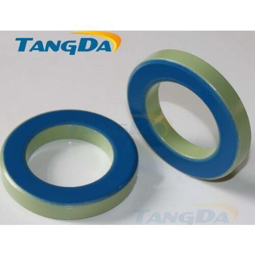 T300 KT300-52 Iron powder cores T300-52 OD*ID*HT77*49*12.7mm 80nH/N2 75ue Iron dust core Ferrite Toroid Core toroidal green blue