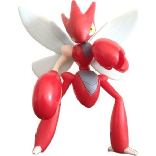 TAKARA TOMY Pokemon Bug Type and Steel Type Scizor Joints Movable Action Figure Model Toys