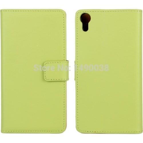 High Quality Genuine Leather Wallet Case For Sony Xperia Z4 Cover Flip Case with Book Stand Style Phone Bag Free