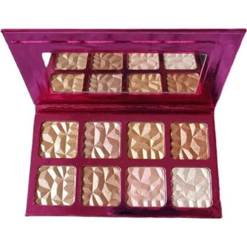 8 Colors Brighten Complexion Highlighter Powder In Bulk Wholesale Makeup Private Label