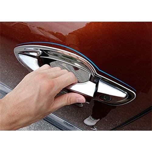 ABS Chrome Side Door Handle Bowl Cover Trim for Car 8-pack