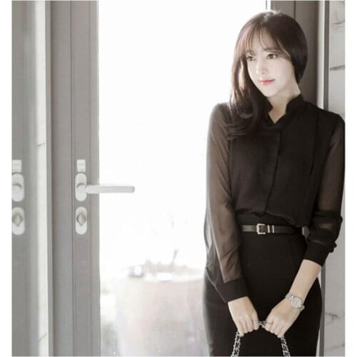 Черные блузки Asymhing China At AliExpress