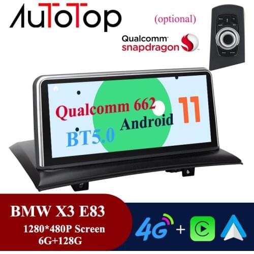 AUTOTOP Android 11 2 Din Car Radio Multimedia Video Player For BMW X3 E83 2004-2012 Android Auto CarPlay Autoradio Monitor BT 4G