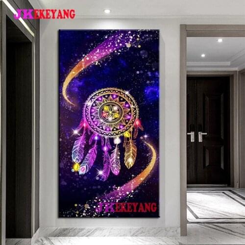 Large 5D Diy diamond painting Beautiful dream catcher Diamond Mosaic Rhinestone Embroidery cross stitch Y4544