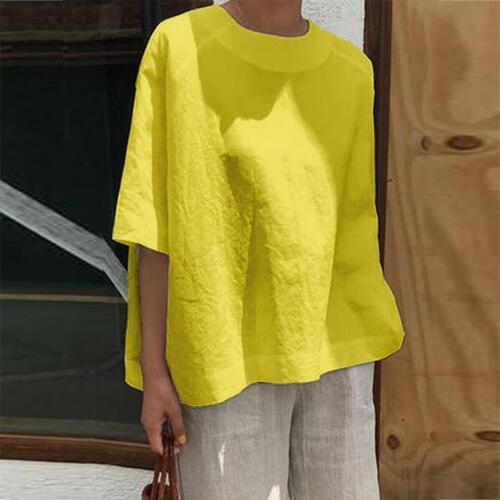 DAPHLIAC Short Sleeve Shirts For Women