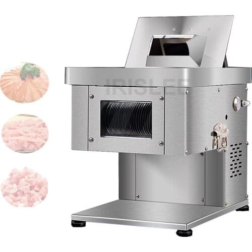 Commercial Meat Grinder for Restaurant Hotel Kitchen Electric Automatic Fresh Beef Meat Cutter Slicer Cutting Machine 220V