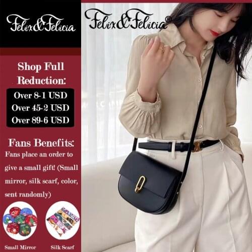 FELIX & FELICIA Brand Fashion Women Shoulder HandbBags Female Genuine Leather Crossbody Retro Designer Tote Flap Messenger Bags