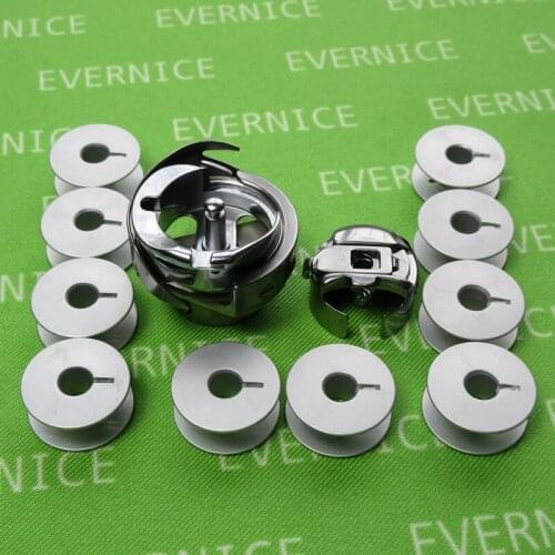 L-Sized Rotary Hook + bobbin case + 10 bobbins for Barudan BEDR BEDS BEDT