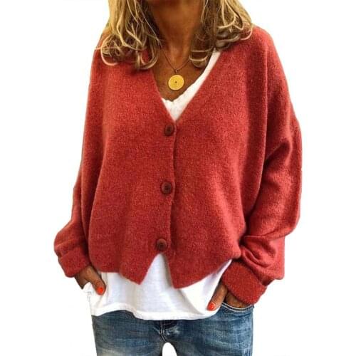 80% Hot Sale Blouse Comfortable Warm Durable Women Elegant Loose Sweater for Autumn Womens Jumpers Cardigan Outwear