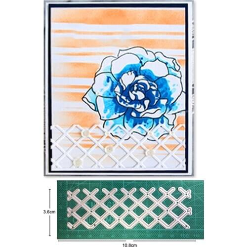 Metal cutting dies cut die mold fence frame decoration Scrapbook dies craft paper knife mould blade punch stencils dies new 2021