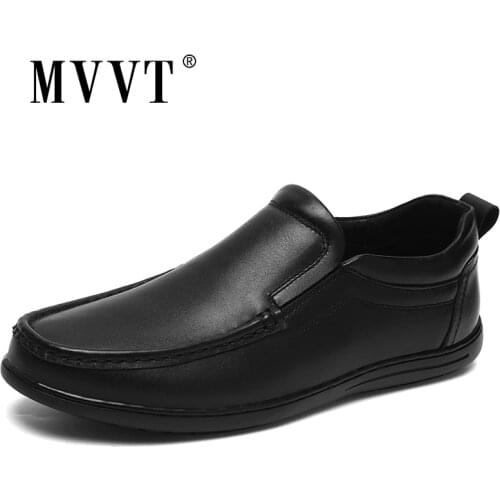 Genuine Leather Men Shoes Summer Breathable Men Loafers Slip On Business Casual Leather Shoes Men Flats Hot Sale Moccasins Shoe