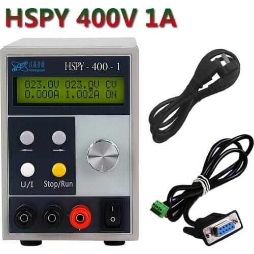 HSPY 400V 1A Adjustable Laboratory USB DC Voltage Current Power Supply 4 Digit Display Voltage Converter Voltmeter Programmable