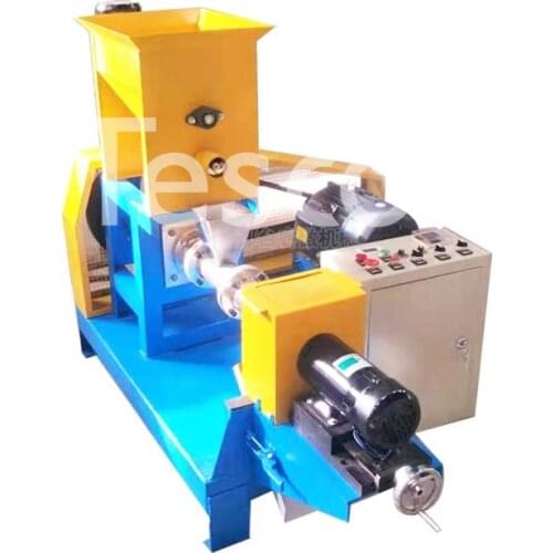 Dog food processing equipment fish feed pellet machine small household pet feed extruder homemade cat food machine