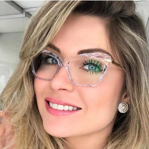 2020 New Designer Woman Glasses Optical Frames Metal Butterfly shape Glasses Frame Clear lens Eyeware Eye Glass