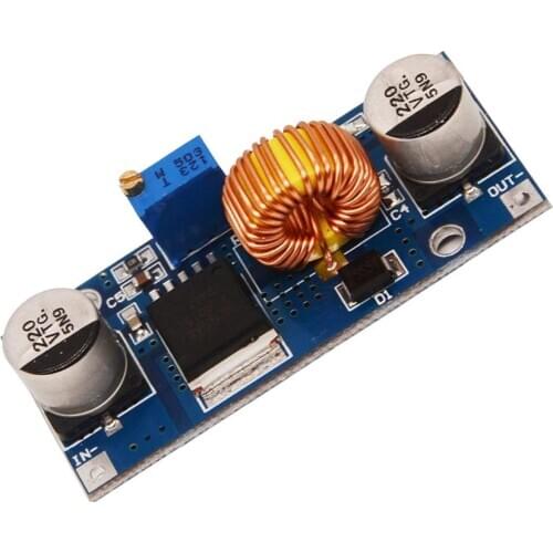 5A XL4015 DC-DC 4-38V to 1.25-36V 24V 12V 9V 5V Step Down Adjustable Power Supply Module LED Lithium Charger With Heat Sink