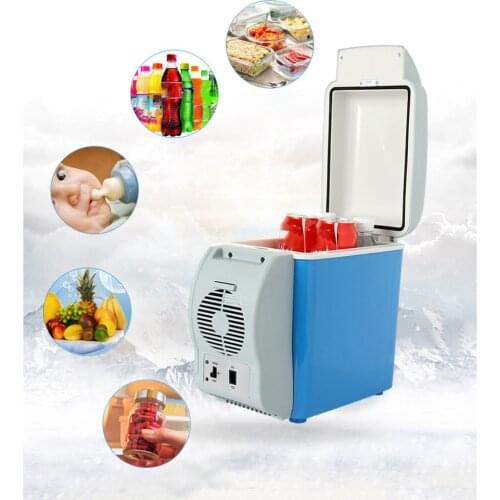 Portable Car Freezer 7.5L Mini Fridge Refrigerator Car Fridge 12V Cooler Heater Universal Parts for Vehicle Beverage Seafood