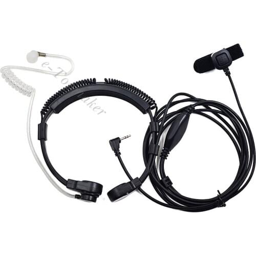 Walkie Talkie Throat Microphone Mic Headset Earpiece PTT for Motorola Talkabout Radio T6500 MR350R MR355R MD200 T200 T289 T400