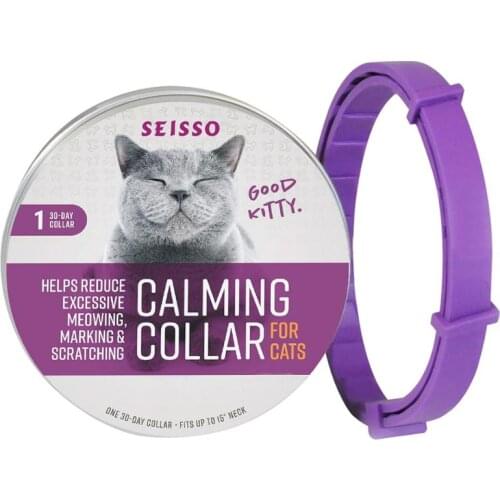 Pet Calm Collar Cat And Dog Soothe Collar Adjustable TPR Neck Strap relieve Anxiety Remove Restlessness Protection Dogs Supply