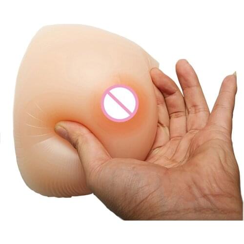 Silicone Breast Forms Triangle Fake Breast Mastectomy Fake Breast Prosthesis for Postoperative Crossdresser Breasts Fake Pussy