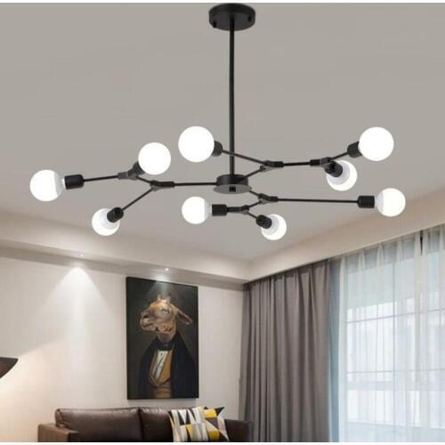 3/6/9 Heads Nordic Tree Branches Design Restaurant Pendant Light Modern Livingroom Bedroom Cafe Bar Decoration Light Fixtures