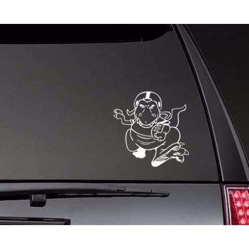 Tyrannosaurus Rex Dinosaur Playin Vinyl Car Decal Window Body Car Decor Stickers Top Quality Waterproof Removable Cartoon ZP0541