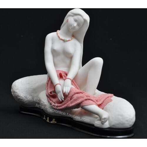 In March three girls living room art ornaments crafts creative ceramics animal of modern Chinese characters