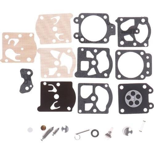 High Quality 1 Set Carb Carburetor Diaphragm Gasket Needle Repair Kit For Walbro Series K20-WAT Echo Chainsaw