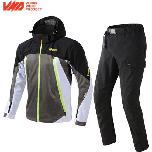 2021 Summer New Motorcycle Bike Riding Protective Suit Pants Jacket Waterproof Outerwear Moto Touring Motocross Clothing Suit