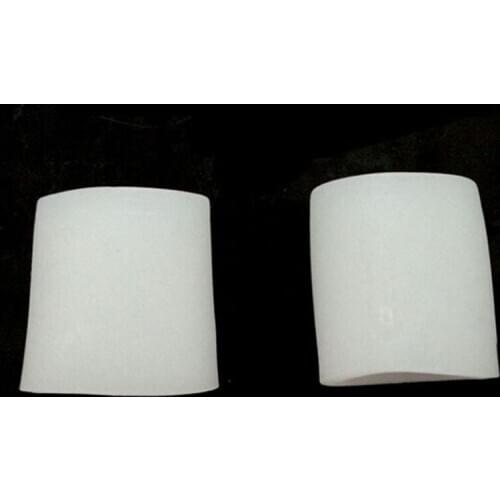 Portable 1Pair Hallux Valgus Pain Relief White Silicone Gel Toe Separators Stretchers Tube Shaped Bunion Protector Blister