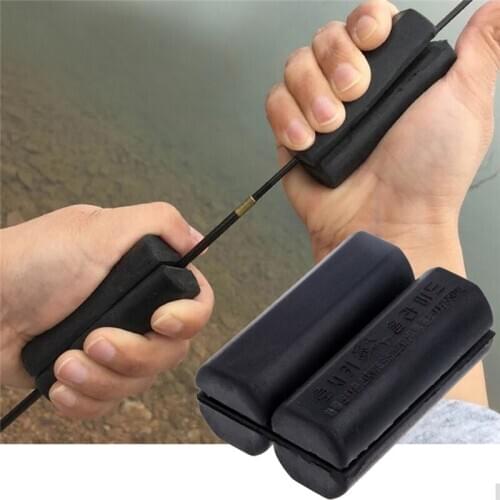 1pc New Rubber Shrink Device Non-slip Rod Black Fishing Supplies Rubber Retreat Rod Device