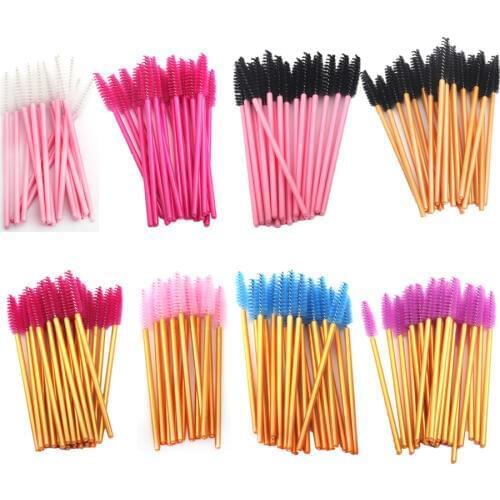 100PCS Eyelash Brushes Eyebrow Brush Disposable Mascara Wands Eye Lash Brush Makeup Applicators Kit Makeup Tool Brush